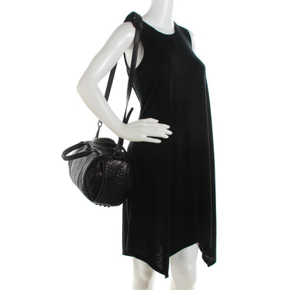 Alexander Wang Pebbled Lambskin Rockie Black Matte Black Hardware 2 of 12