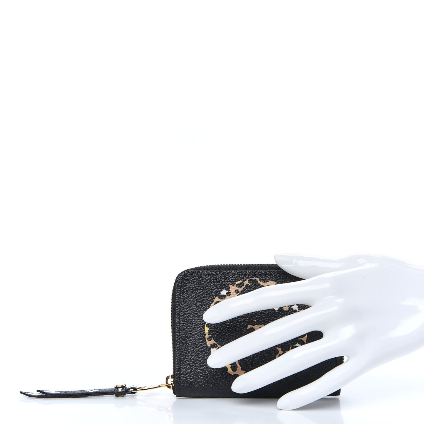 Monogram Giant Jungle Zippy Coin Purse Black