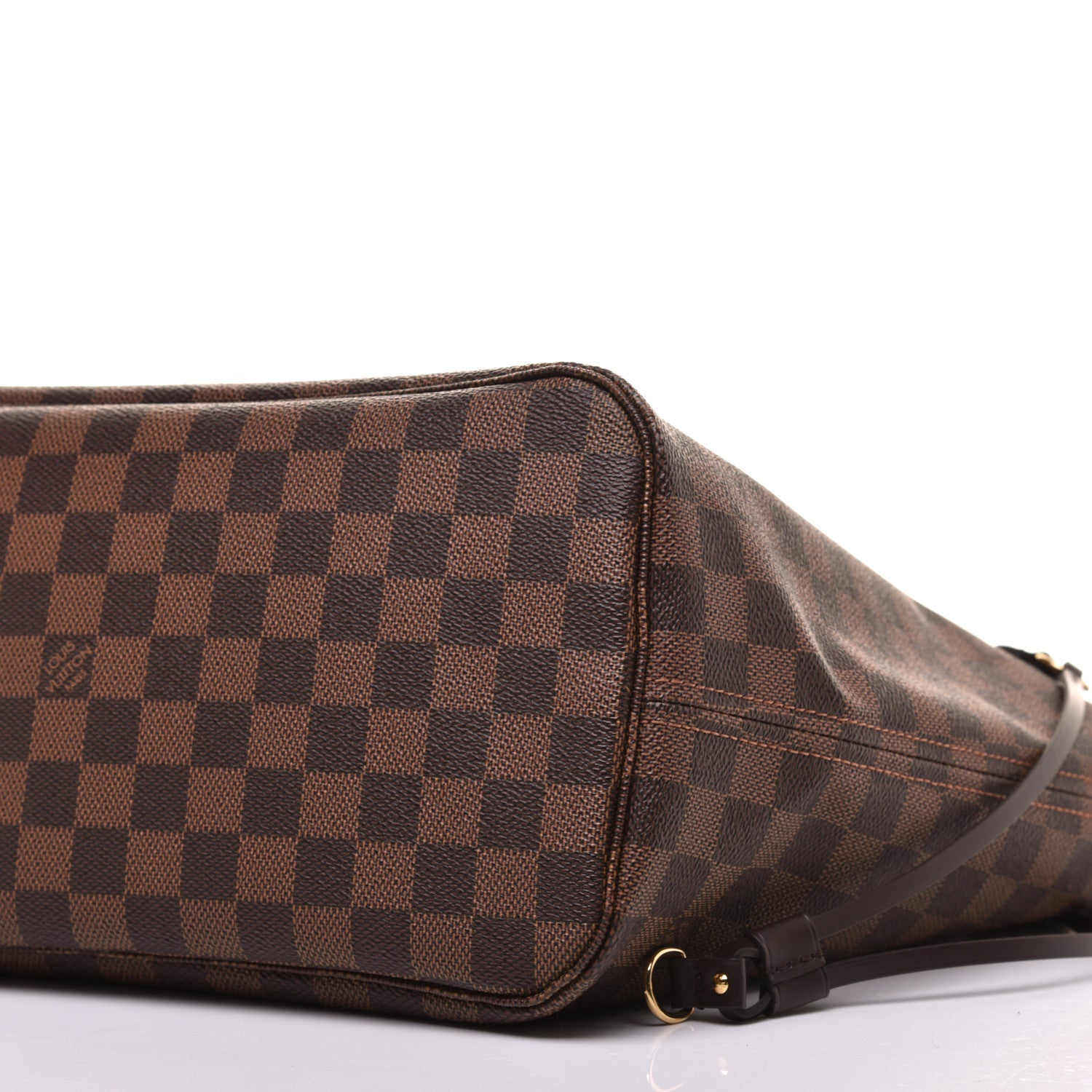 Louis Vuitton Damier Ebene Neo Neverfull MM Rose Ballerine 10 of 10