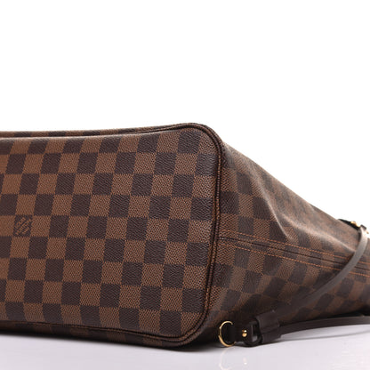 Louis Vuitton Damier Ebene Neo Neverfull MM Rose Ballerine 10 of 10