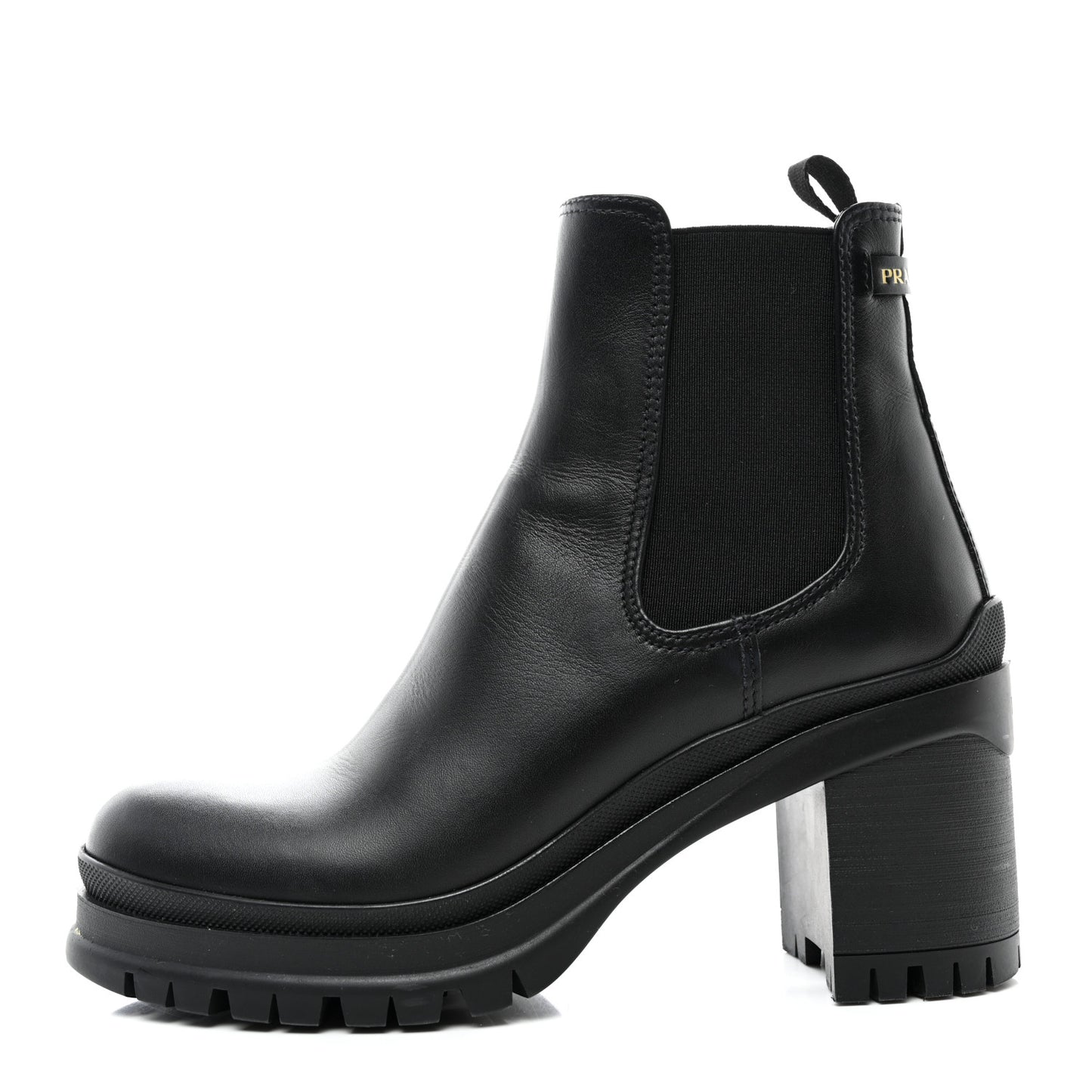 Vitello Montana Lug Sole Chelsea 55mm Boots 37 Black