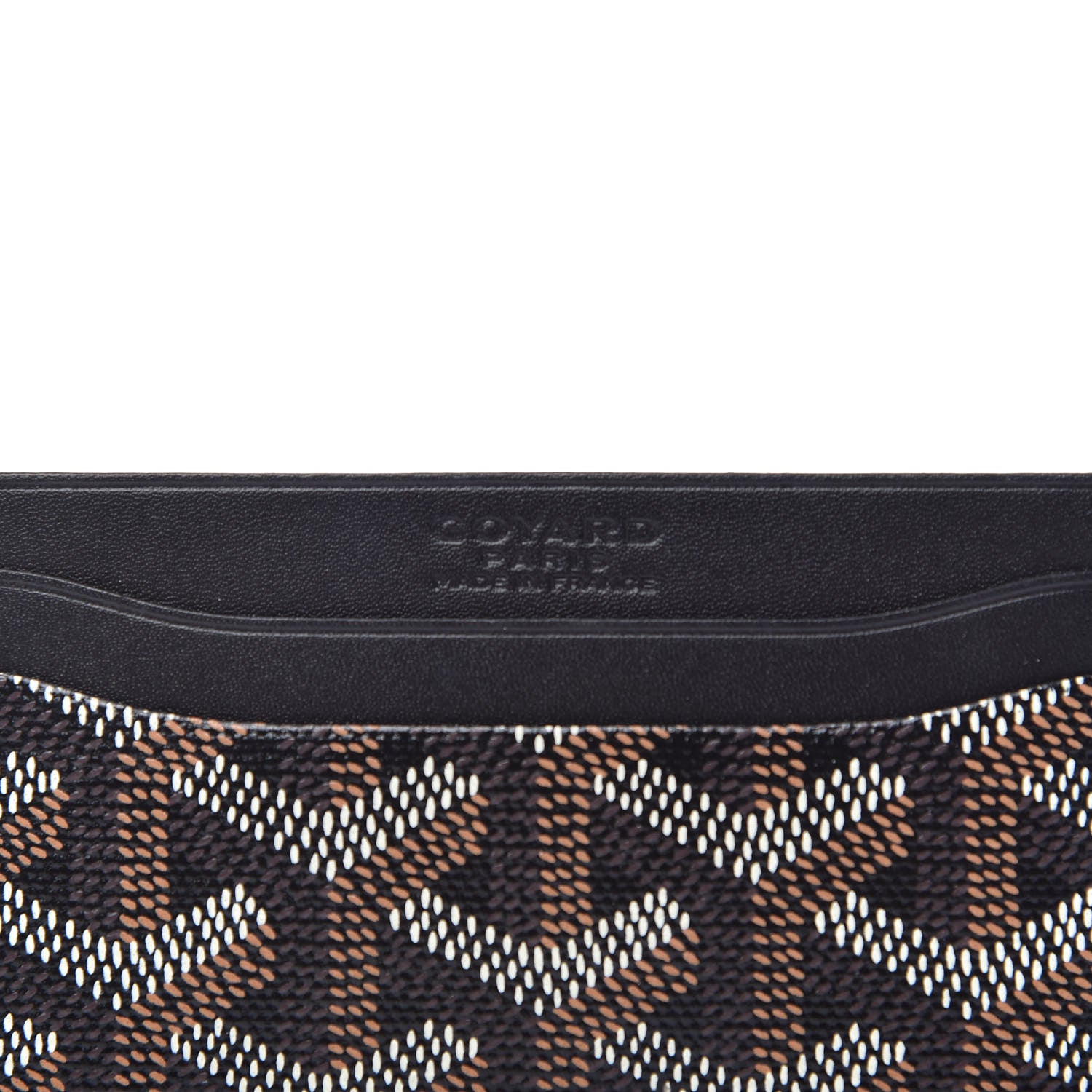 Goyard Goyardine Saint Sulpice Card Holder Black 6 of 6