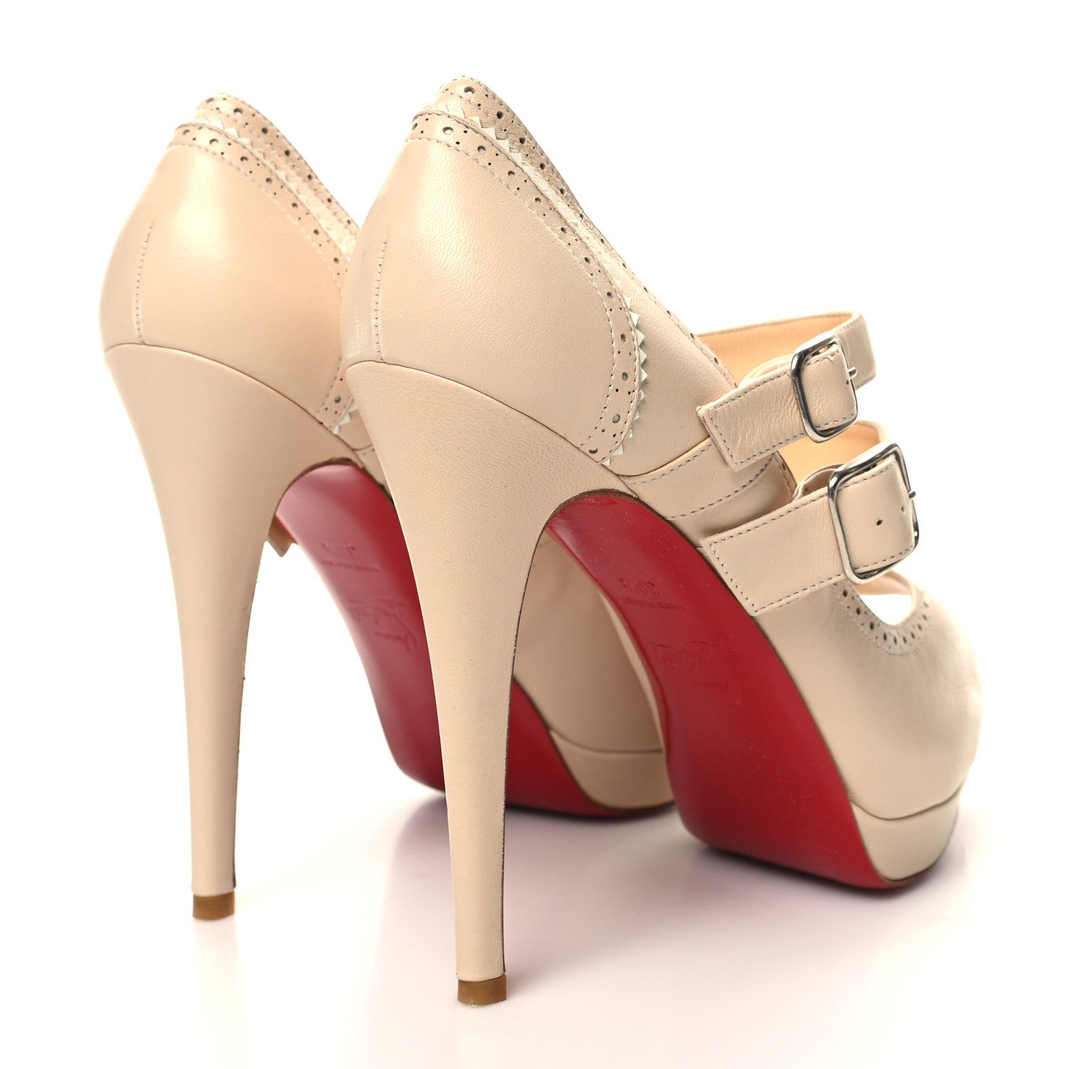 Christian Louboutin Nappa Luly 160 Pumps Nude 4 of 7