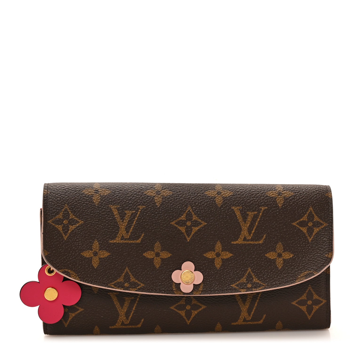 Louis Vuitton Monogram Bloom Flower Emilie Wallet 1 of 6