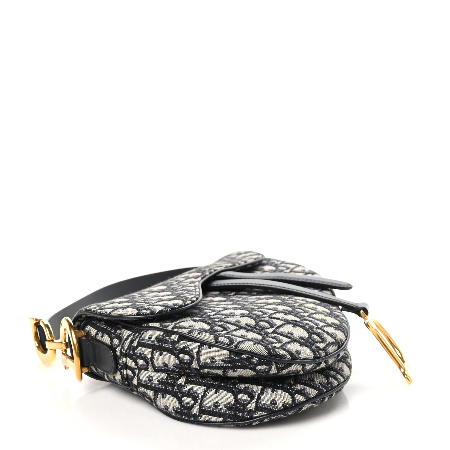 Oblique Saddle Bag Blue