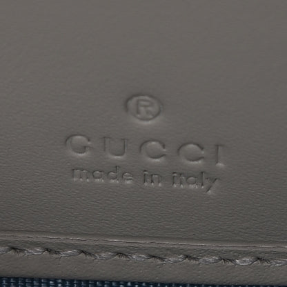 Gucci X SEGA Calfskin GUCCY Stars Zip Around Wallet Mystic White Gold 8 of 10