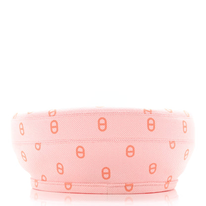 Hermes Canvas Womens Saint-Honore Chaine d'Ancre Beret 57 Rose Pop 6 of 9