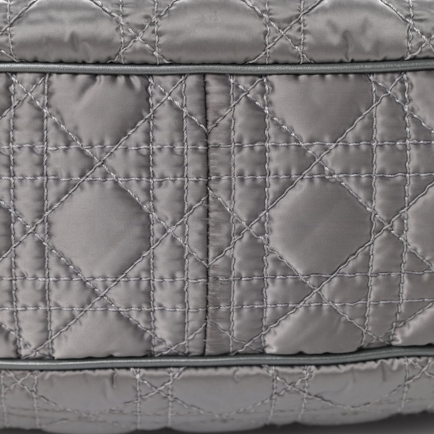 Satin Cannage Charming Hobo Grey