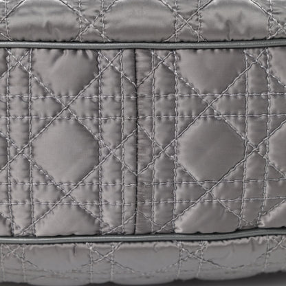 Christian Dior Satin Cannage Charming Hobo Grey 11 of 15