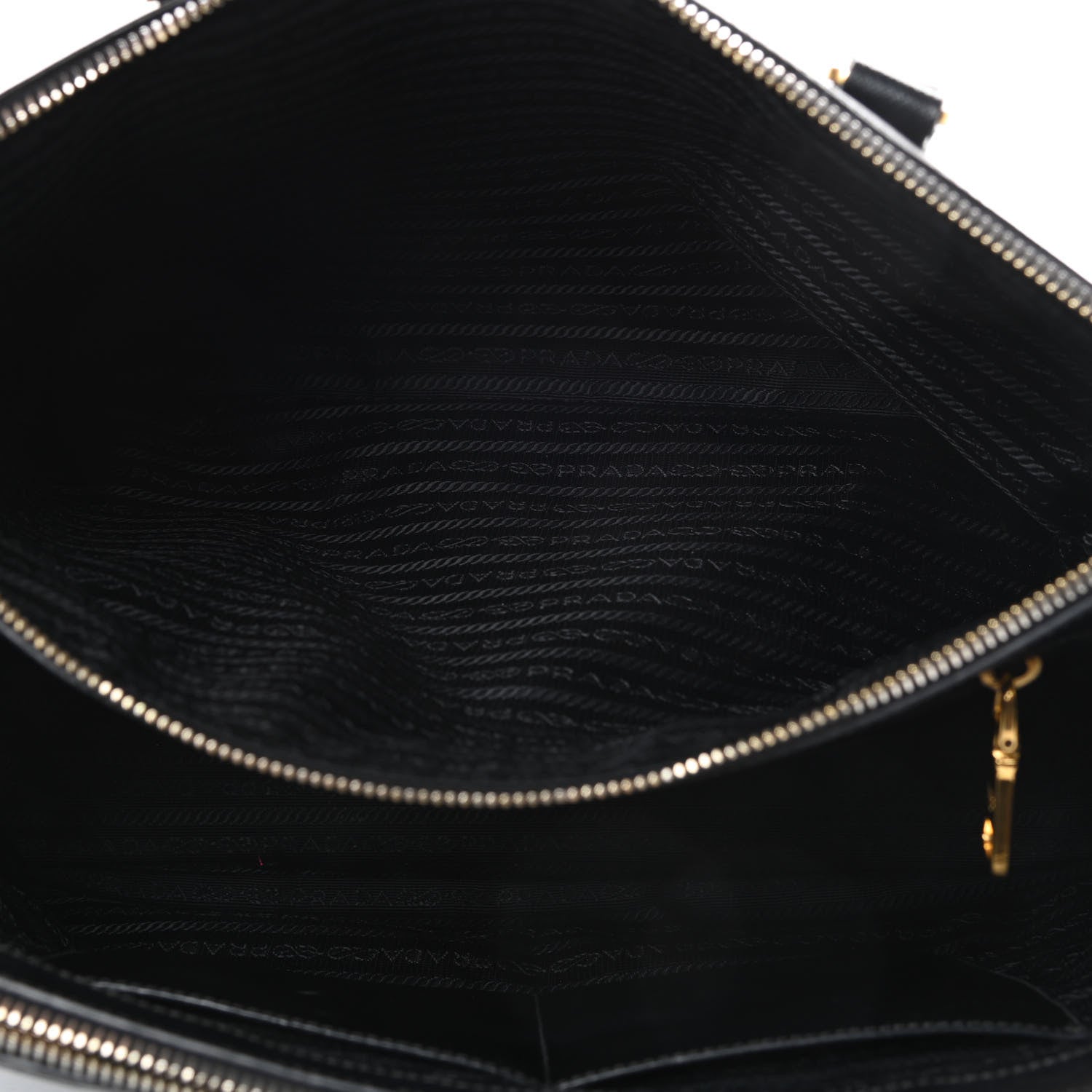Prada Saffiano Large Galleria Double Zip Tote Black 5 of 23