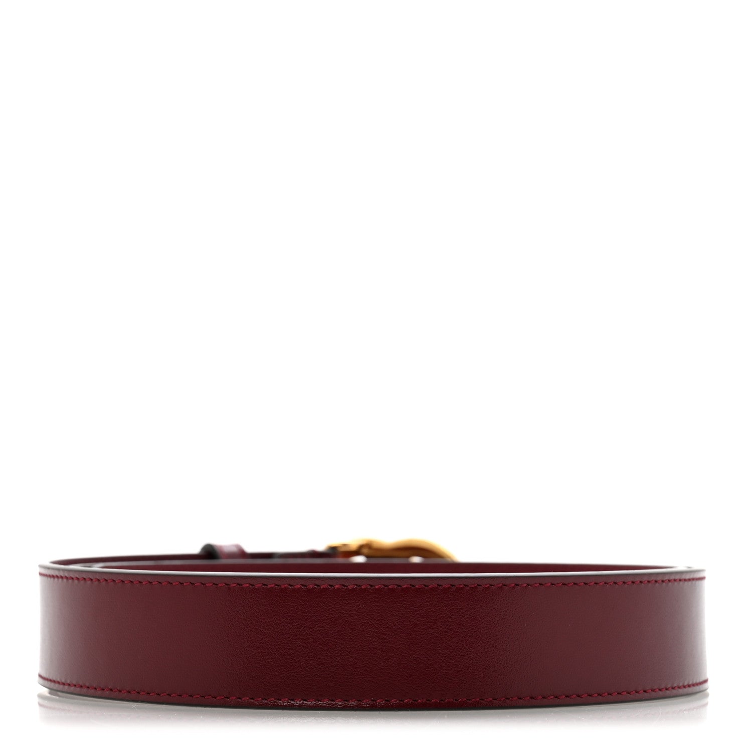 Gucci Plutone Calfskin Interlocking G 30mm Belt 100 40 Rosso Ancora 2 of 7