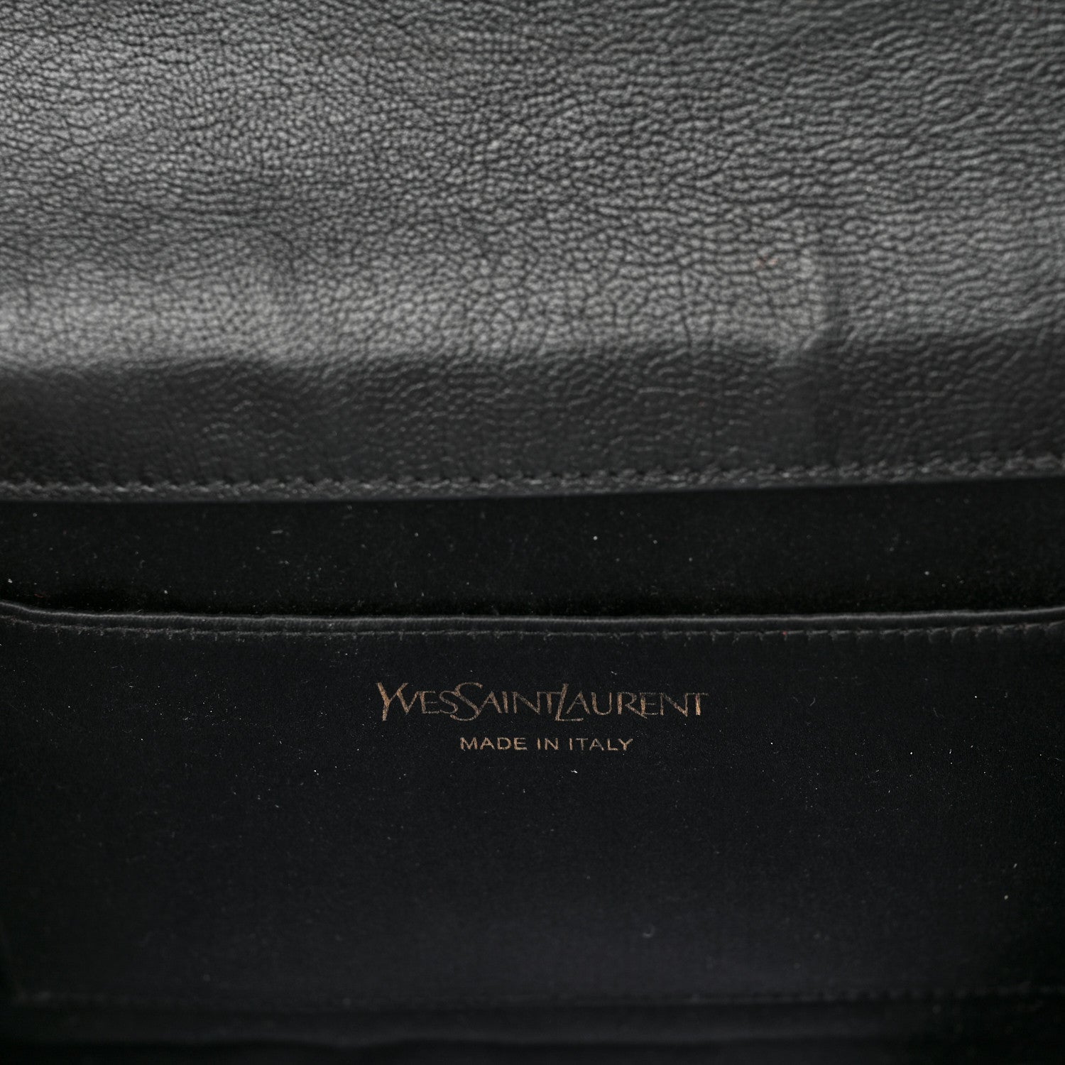 Saint Laurent Calfskin Monogram Large Belle De Jour Clutch Black 6 of 8