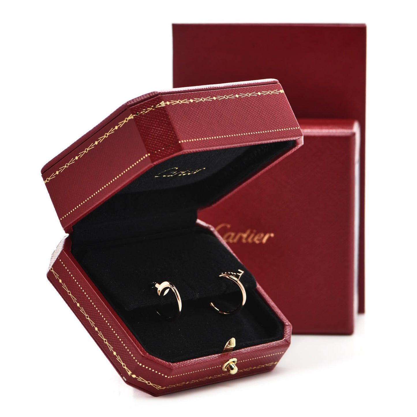 18K Pink Gold Juste Un Clou Hoop Earrings