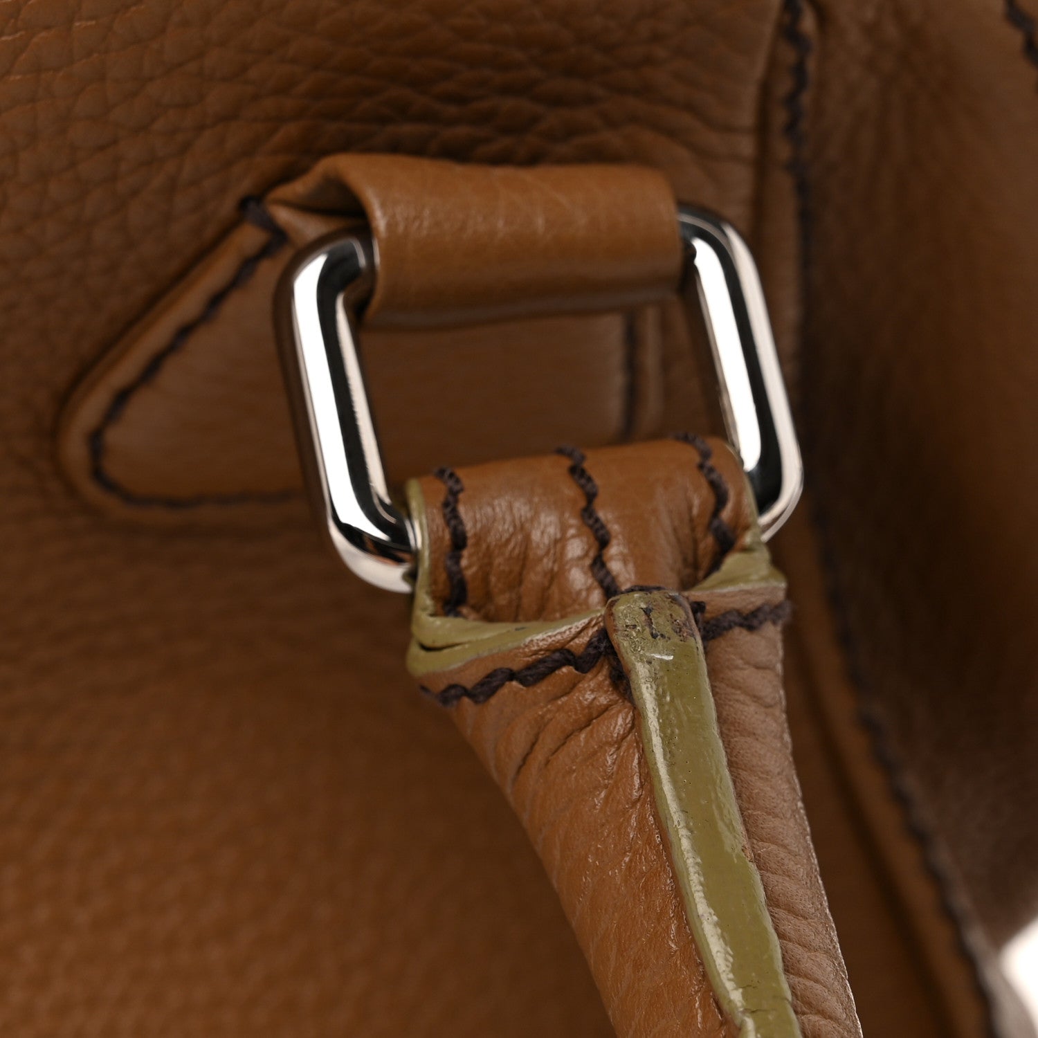 Chanel Calfskin Tassel Bowler Light Brown 12 of 14