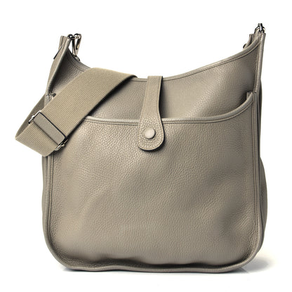 Hermes Taurillon Clemence Evelyne III GM Sauge 3 of 7