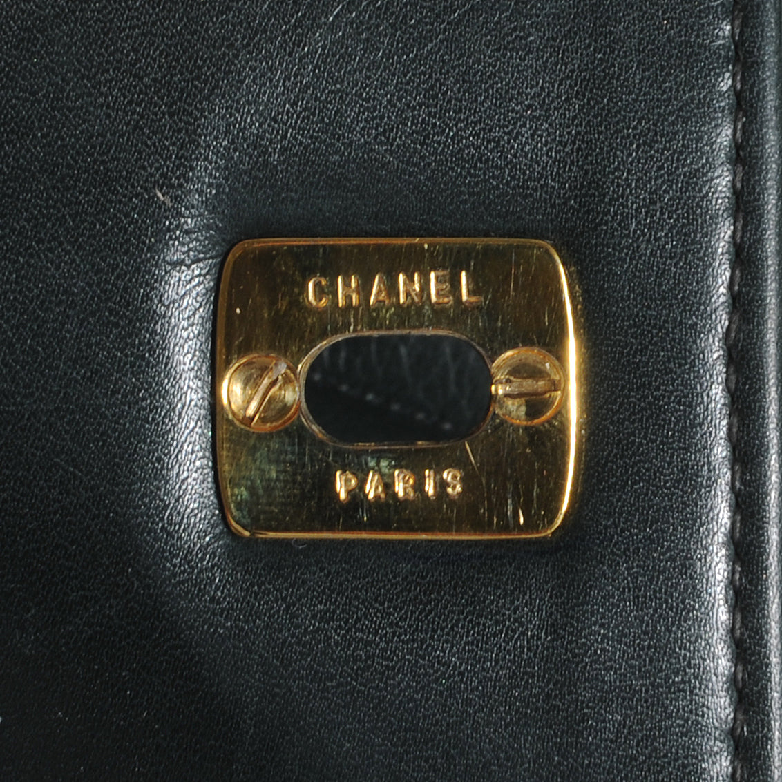 Lambskin Quilted Mini Flap Dark Green