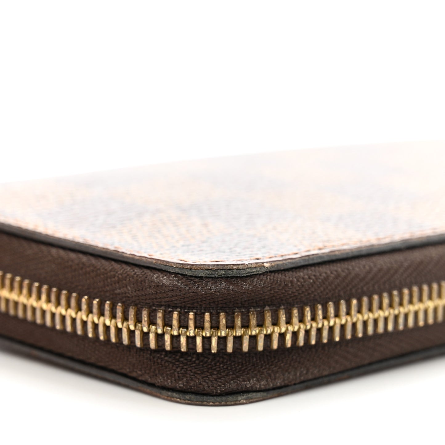 Damier Ebene Clemence Wallet Rose Ballerine