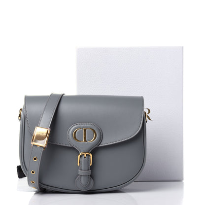 Christian Dior Box Calfskin Medium Bobby Flap Gray 10 of 10