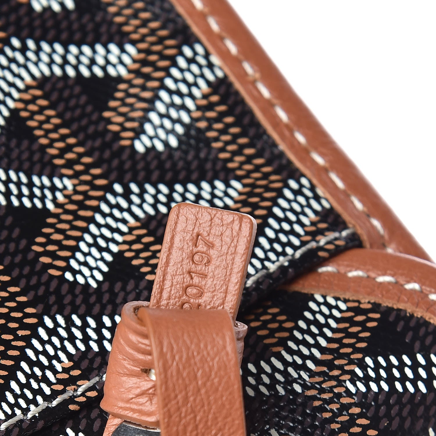 Goyard Goyardine Saint Louis GM Black Gold 6 of 9