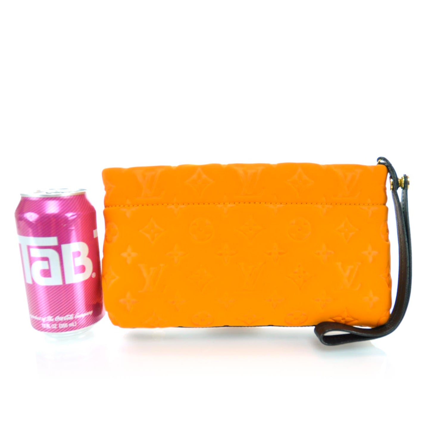 Monogram Scuba Clutch Pochette Orange