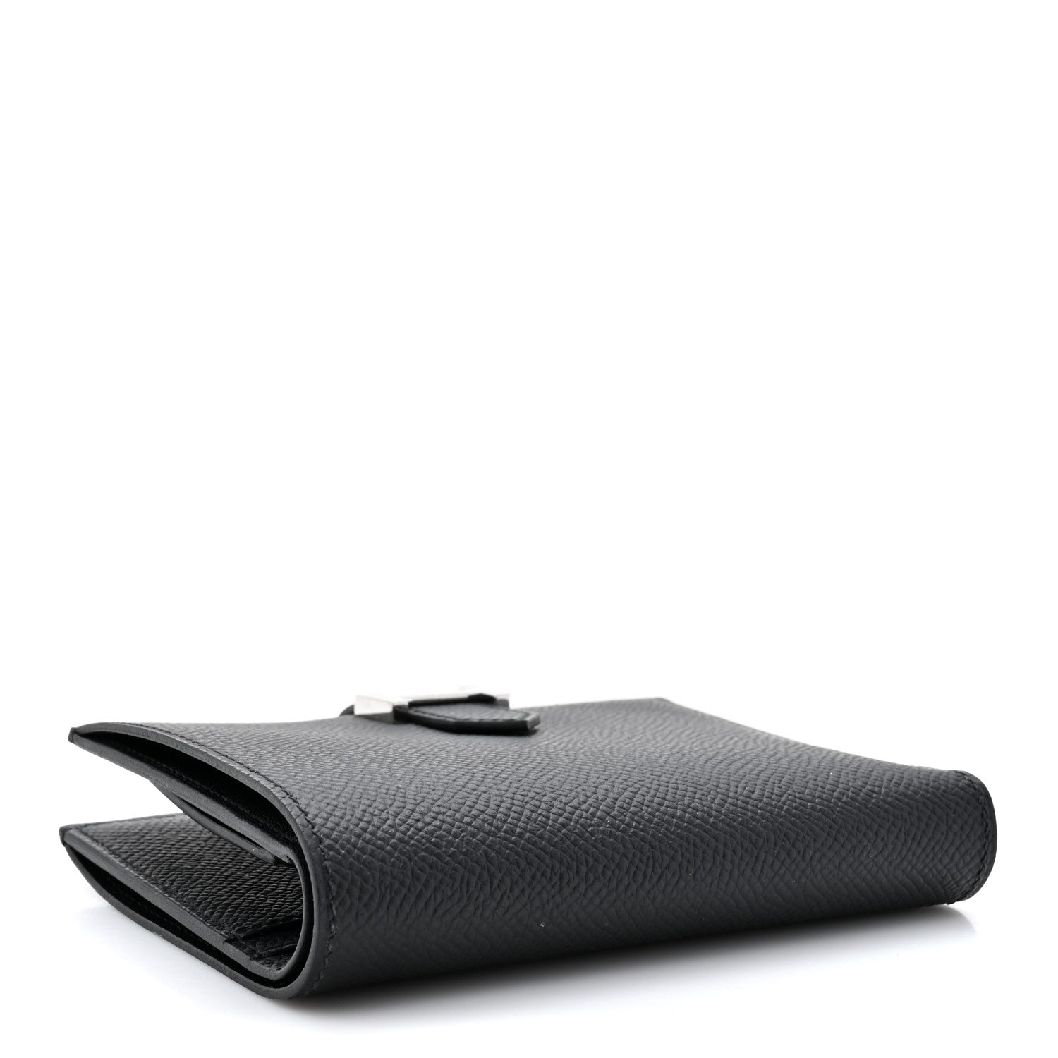 Hermes Epsom Bearn Compact Wallet Black 4 of 9