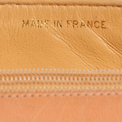 Chanel Embossed Leather Medium Flap Natural 8 of 8