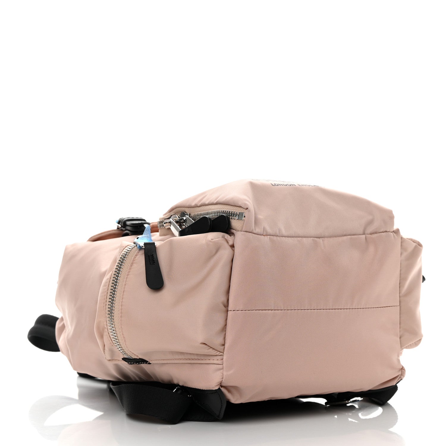 Burberry Nylon Logo Print Medium Rucksack Backpack Rose Beige 4 of 12