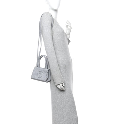 Telfar X UGG Fleece Small Shopping Bag Heather Grey 4 of 37