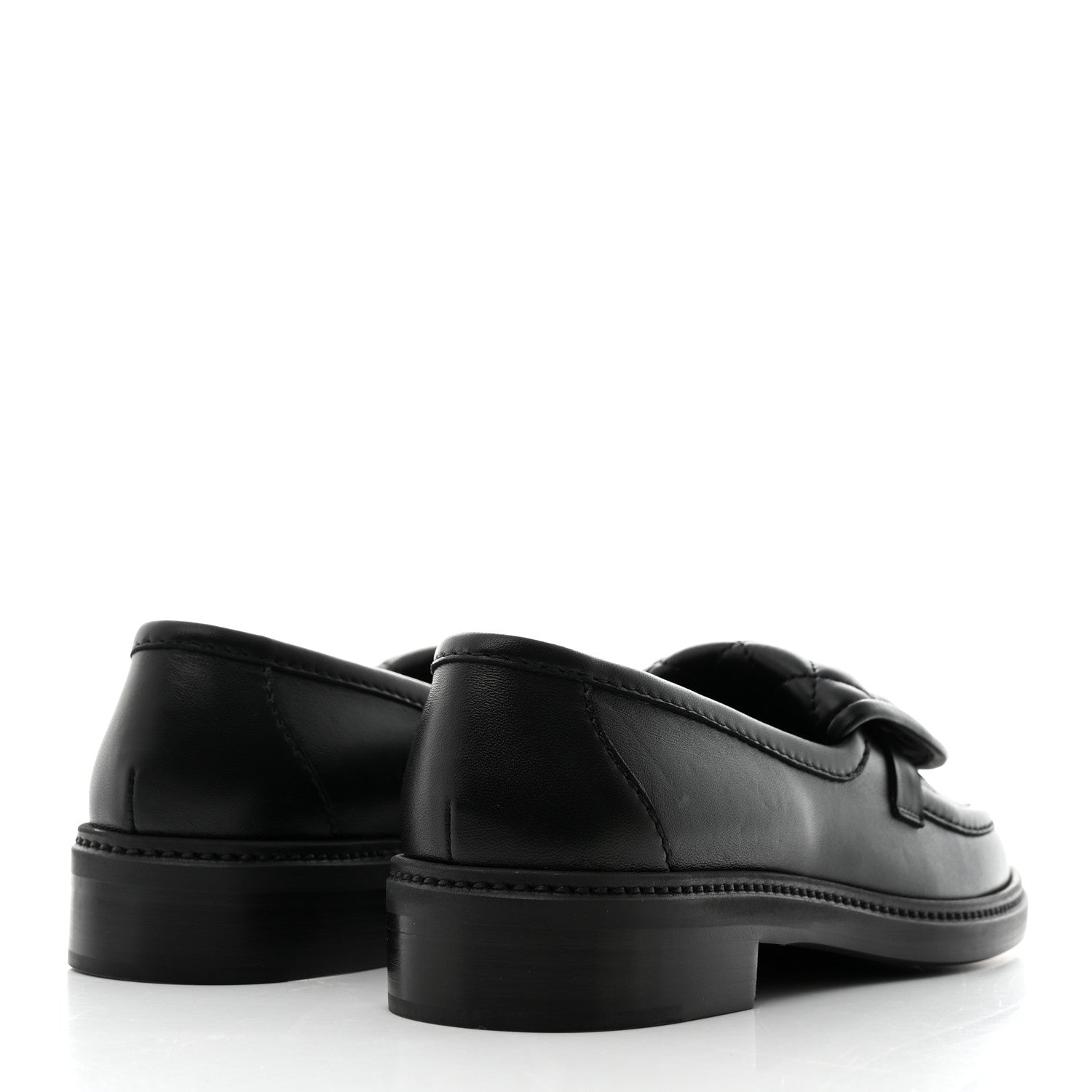 Chanel Lambskin Quilted CC Turnlock Loafers 39 Black 4 of 9
