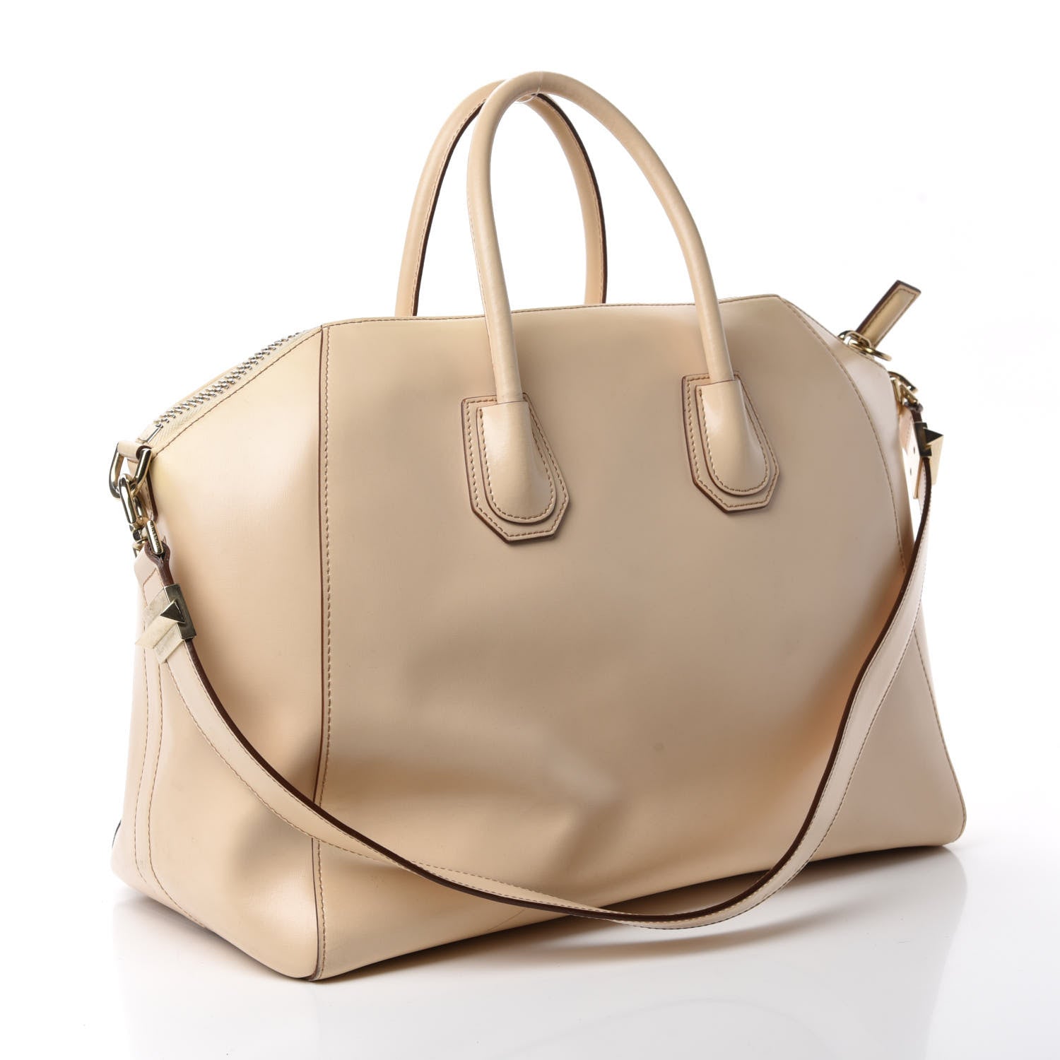 Givenchy Shiny Lord Calfskin Large Antigona Beige 3 of 19