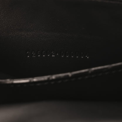 Gucci Crocodile Embossed Arm Bag Black 7 of 10