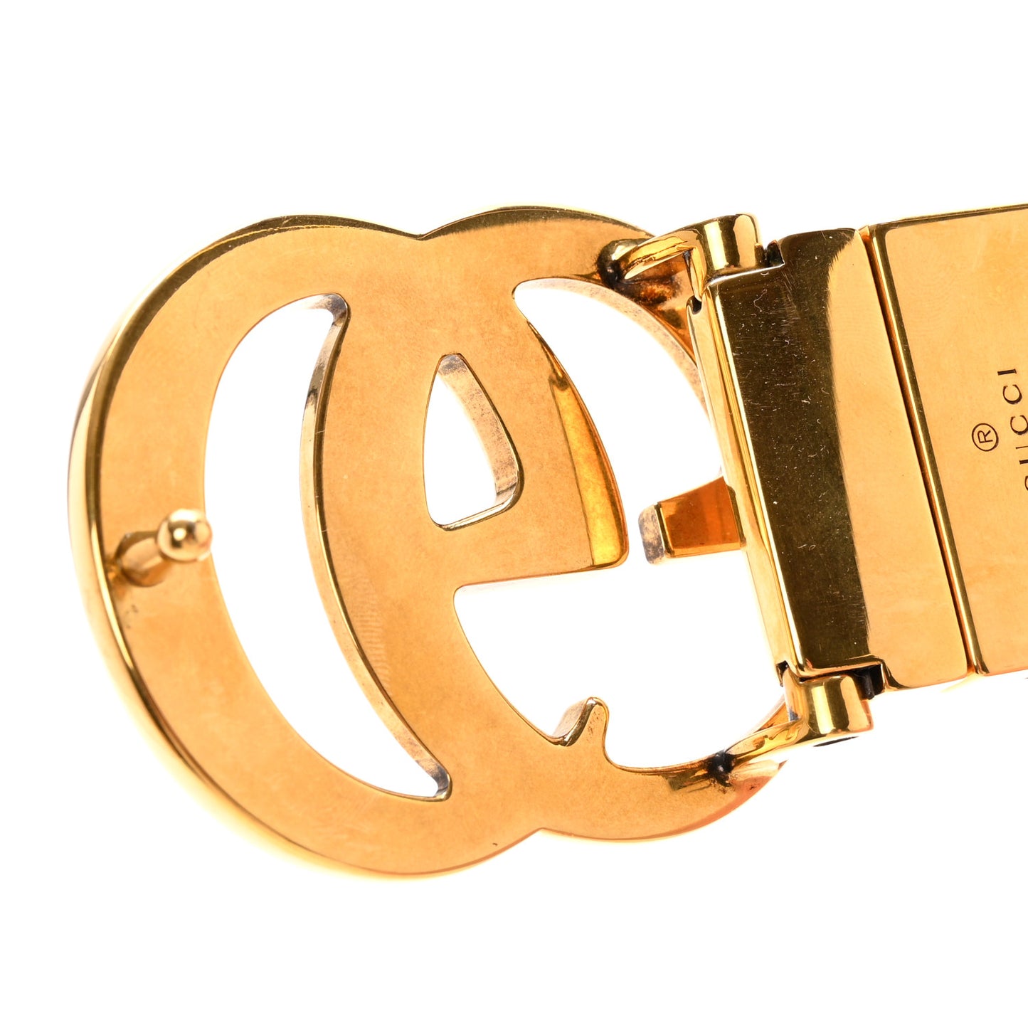 Calfskin GG Supreme Monogram Double G Reversible 40mm Belt 90 36 Beige New Acero