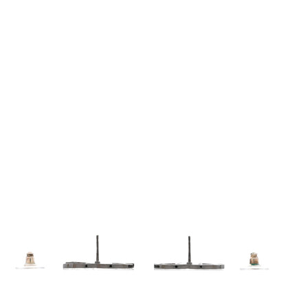 Chanel Ruthenium Crystal Star CC Earrings 3 of 6