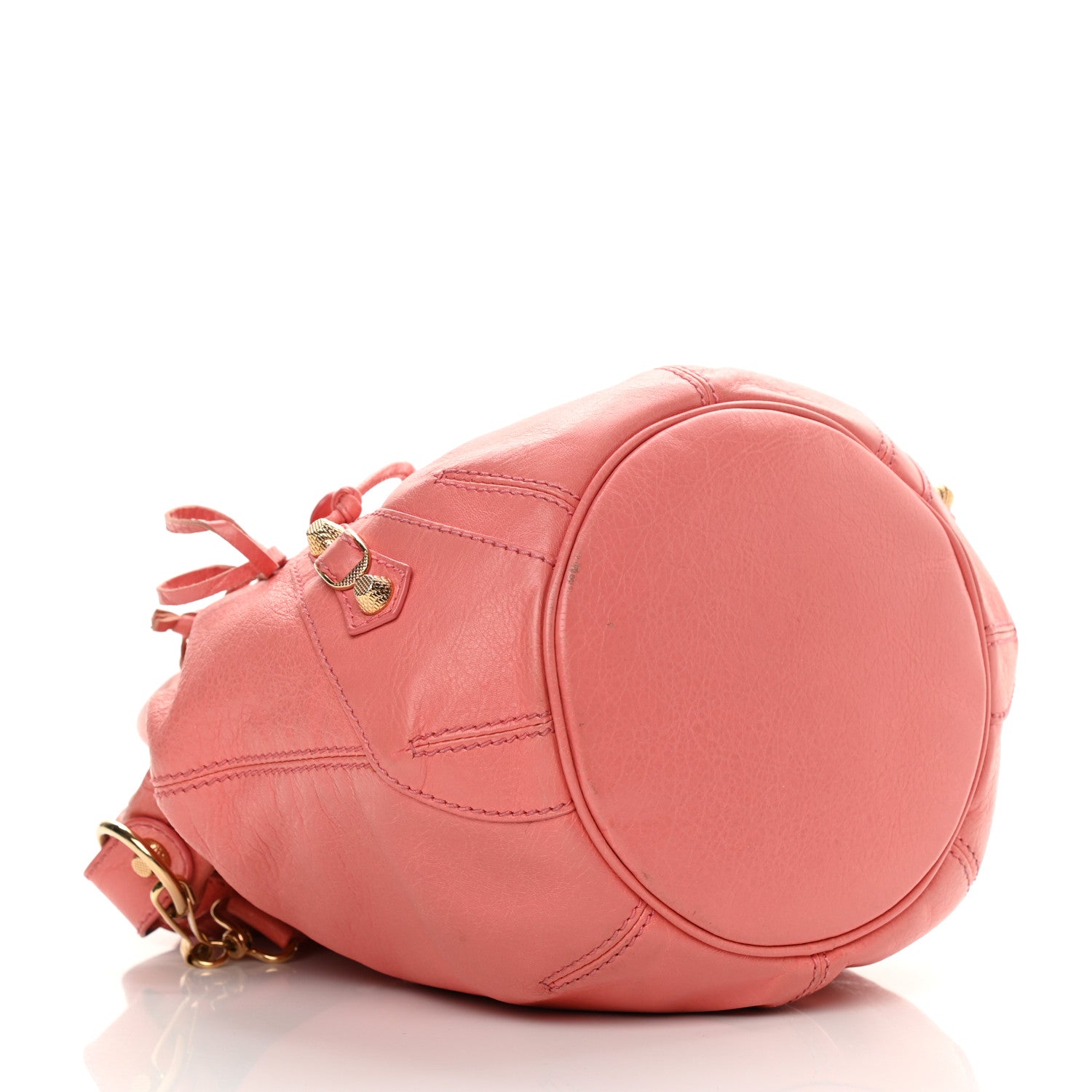 Balenciaga Agneau Giant 12 Gold Hardware Mini Pompon Rose Azalee 4 of 18