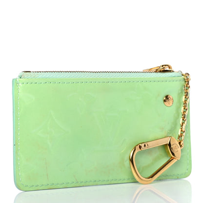 Louis Vuitton Vernis Key Pochette Peppermint 3 of 10