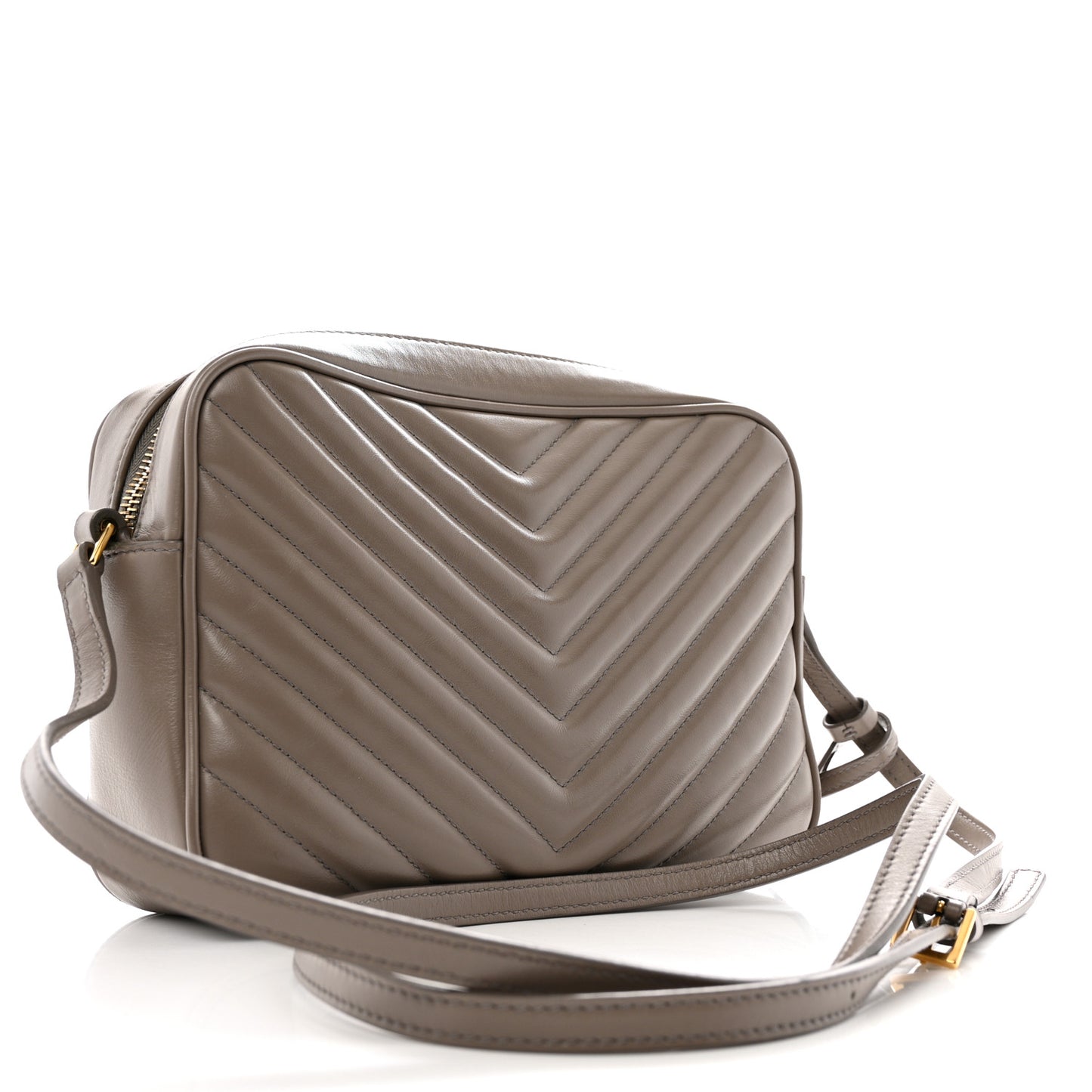 Calfskin Matelasse Monogram Lou Camera Bag Taupe