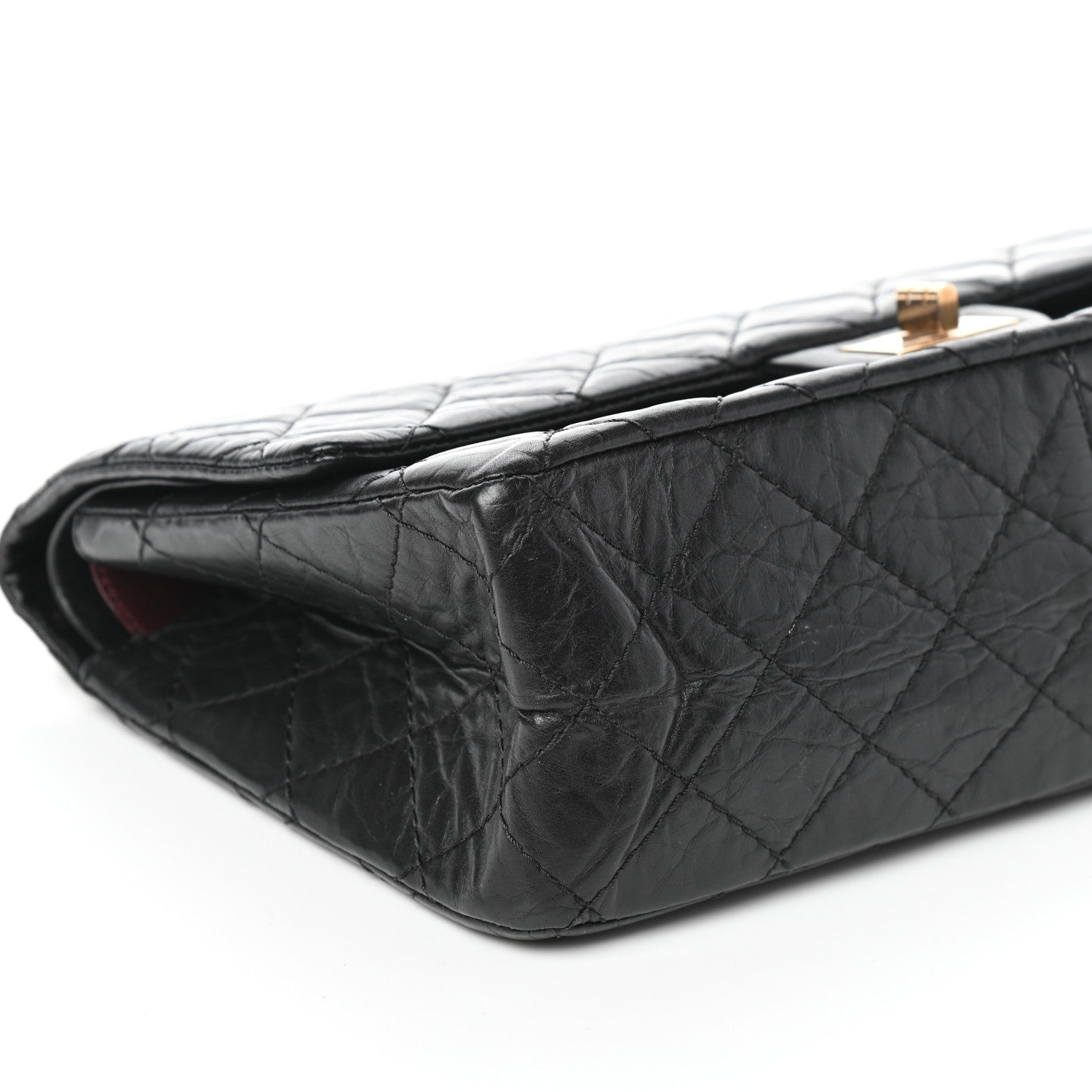 Chanel Aged Calfskin Quilted 2.55 Reissue 226 Flap Black 9 of 10
