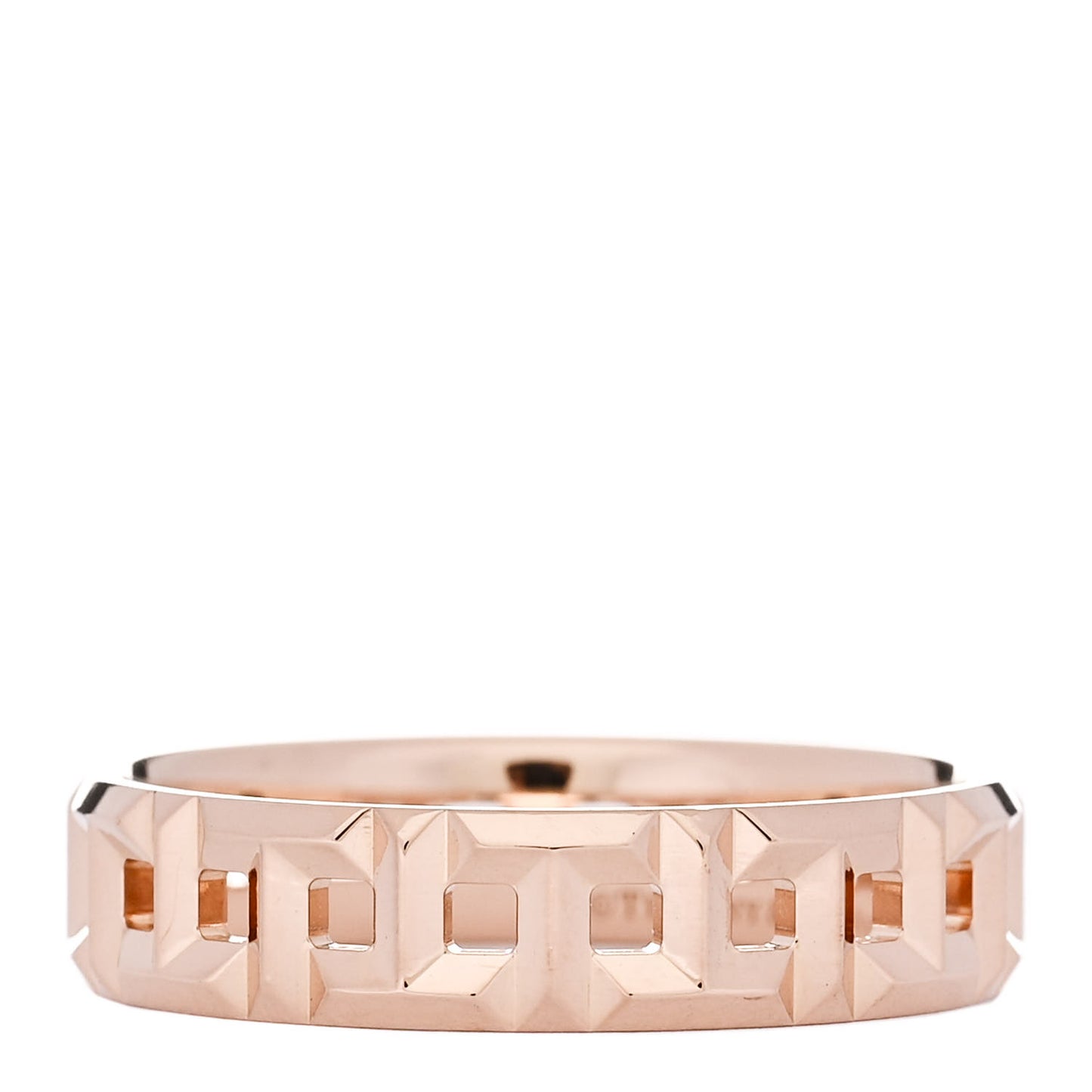 18K Rose Gold T True Wide Ring 66 11.5