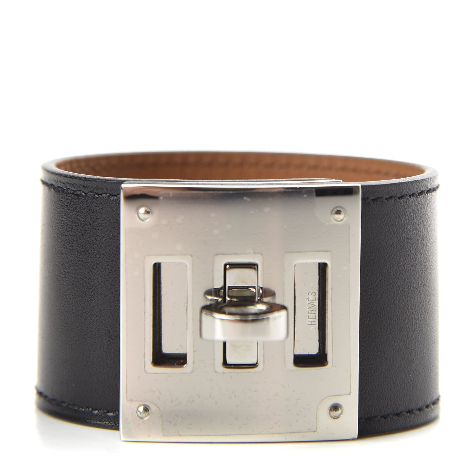 Hermes Box Kelly Dog Bracelet Black 1 of 5