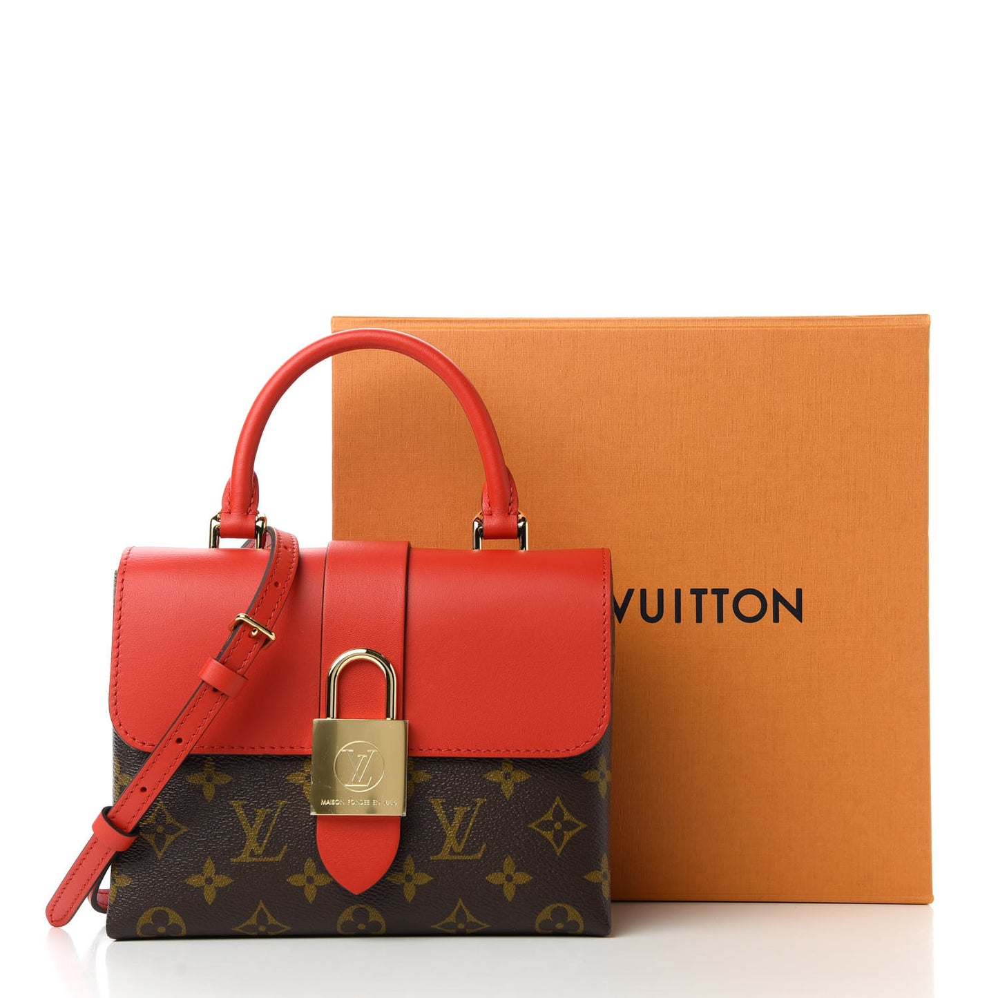 Monogram Locky BB Coquelicot