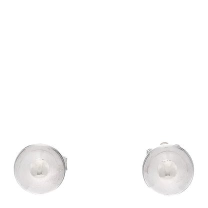 Tiffany Sterling Silver 8mm HardWear Ball Earrings 1 of 5