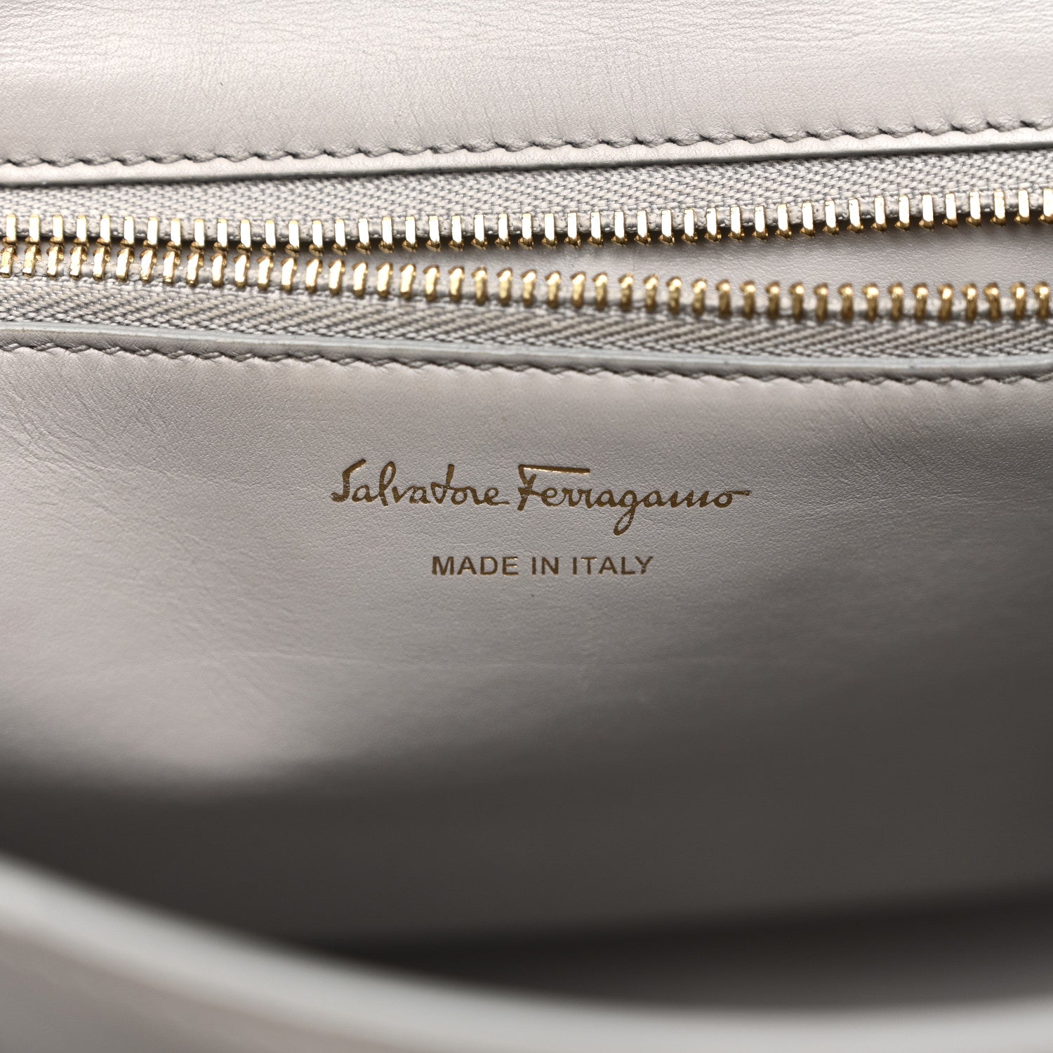 Salvatore Ferragamo Calfskin Sofia Rainbow Top Handle Bag Blue 6 of 21