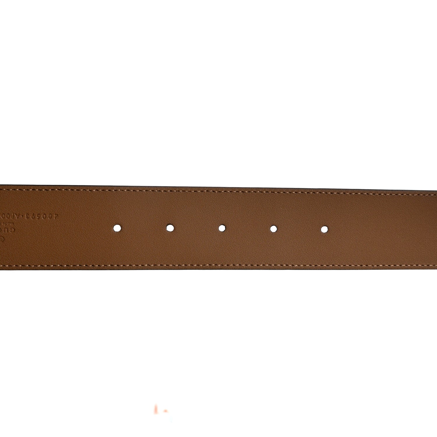 Gucci Calfskin Double G 40mm Belt 85 34 Tan 3 of 6