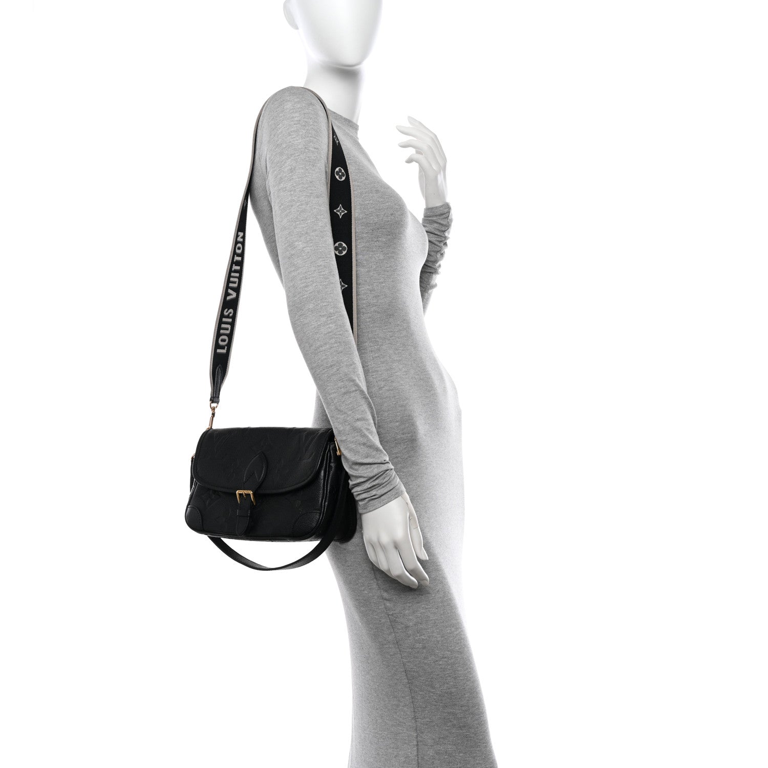 Louis Vuitton Empreinte Monogram Giant Diane Black 2 of 13