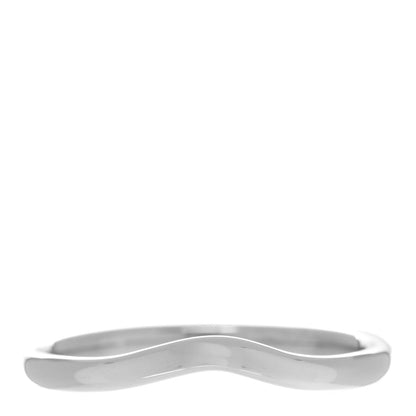 Tiffany Platinum 2mm Elsa Peretti Wedding Band Ring 57 8 1 of 5