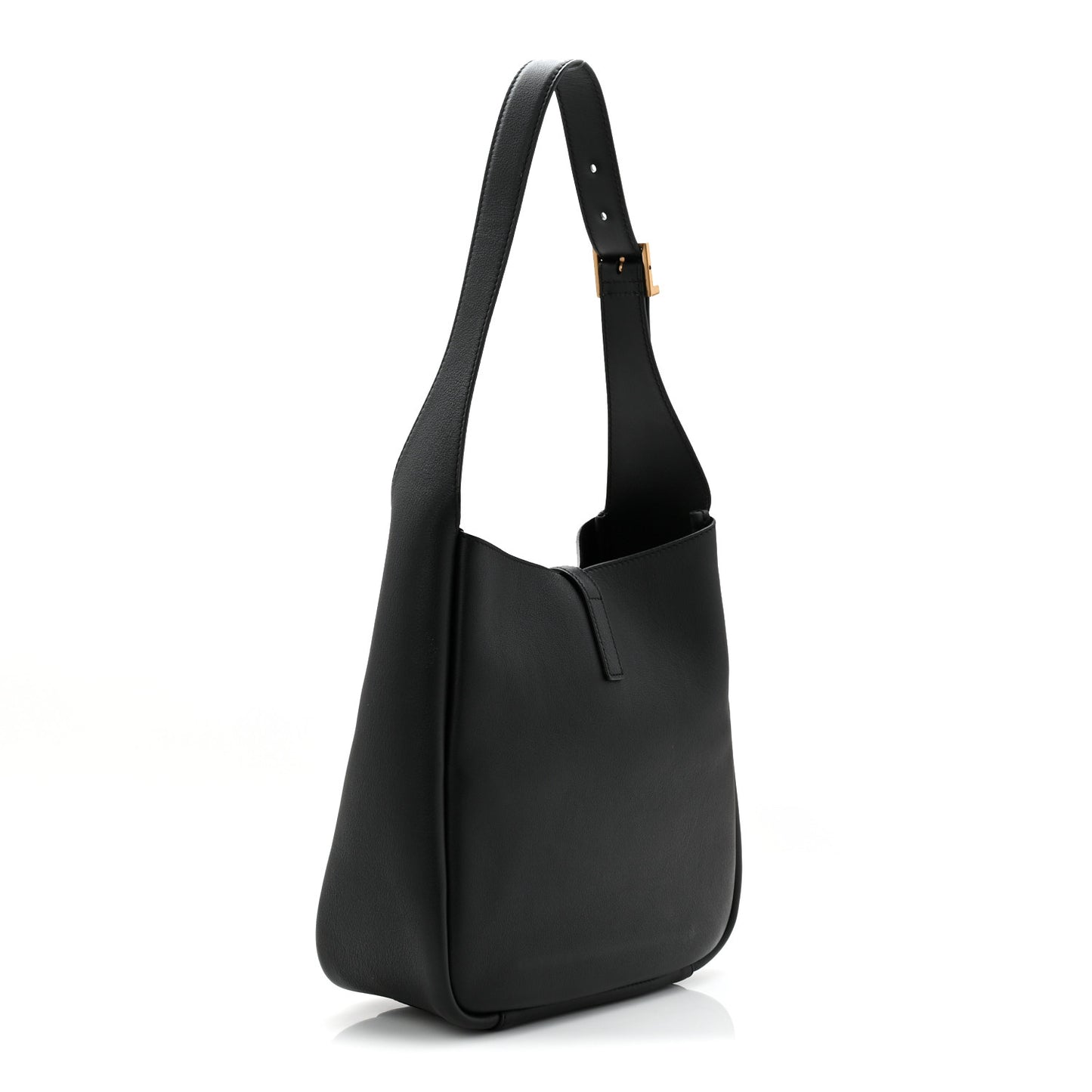 Grained Calfskin Small Le 5 A 7 Soft Hobo Black
