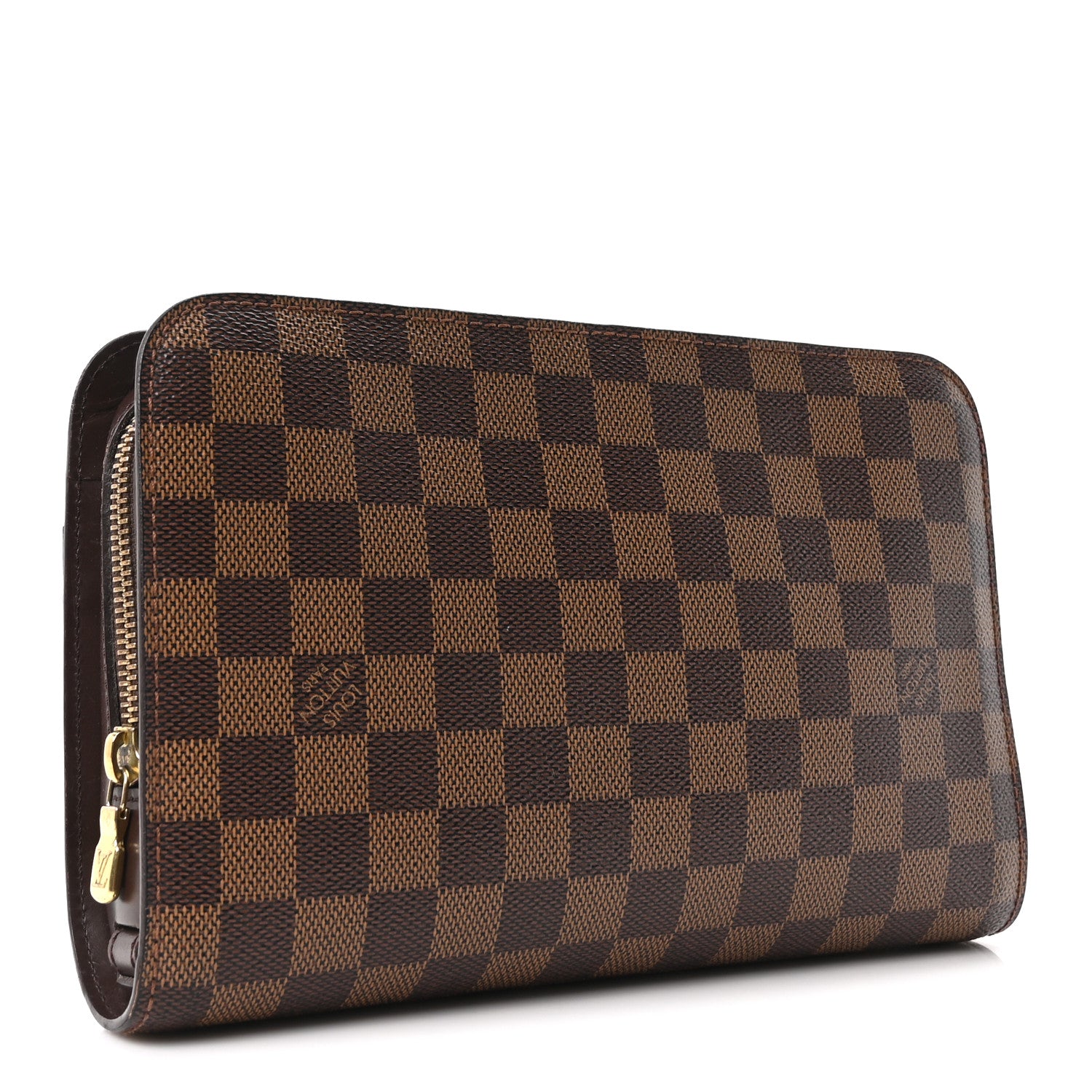 Louis Vuitton Damier Ebene Pochette Saint Louis Clutch 3 of 9