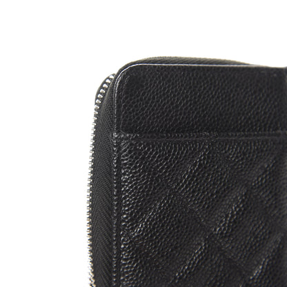 Chanel Caviar Quilted Zip Card Holder Black 10 of 11