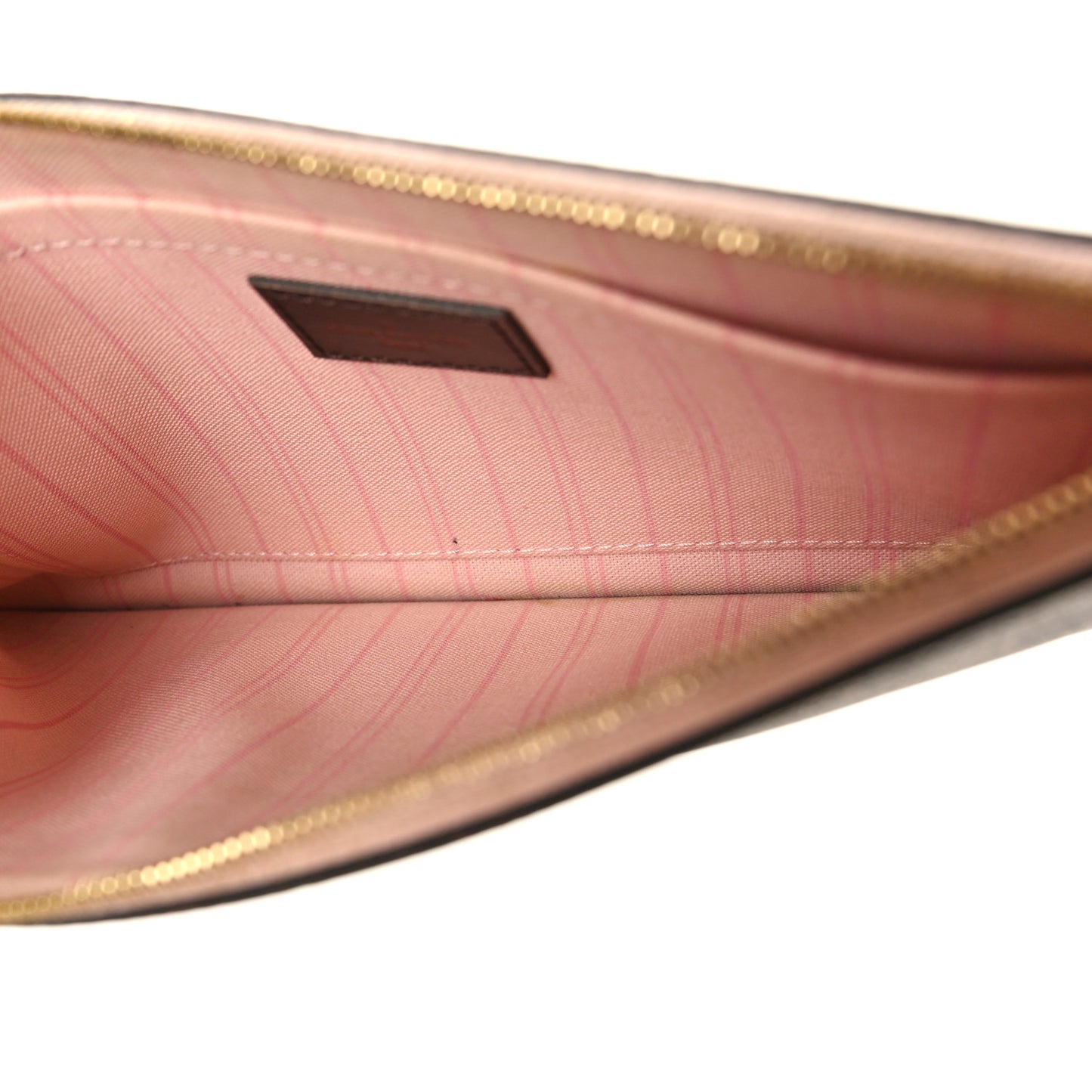 Damier Ebene Neverfull MM GM Pochette Rose Ballerine