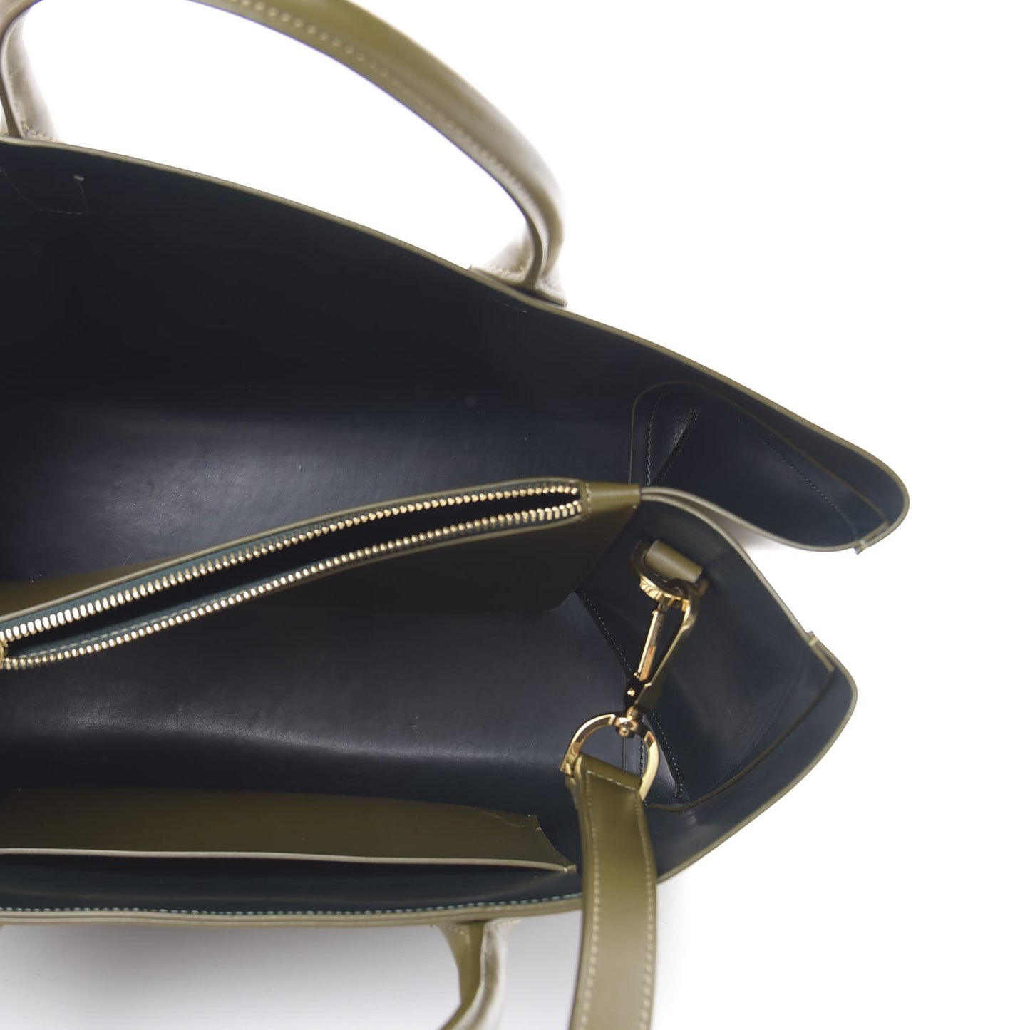 Calfskin Folded Bag Olive